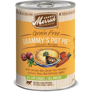 Grammy's Pot Pie Canned Dog Food Case 12/13oz merrick, canned, dog food, dog, grammy's pot pie, pot pie, grammys, grammys pot pie
