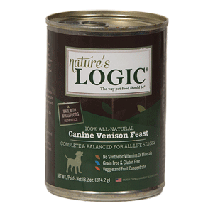 Nature's Logic Canned Venison Dog Food 12/13.2 oz Case natures logic, nature's logic, canned, venison, dog food, dog