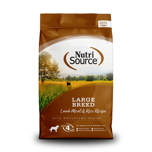 NutriSource Large Breed Lamb &amp; Rice Dog Food 26 lb nutrisource, nutri source, large, lamb &amp; rice, lamb and rice, Dry, dog food, dog