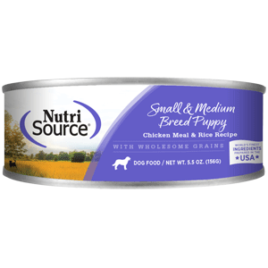 NutriSource - NutriSource Chicken & Rice Small Breed Puppy Canned Dog ...