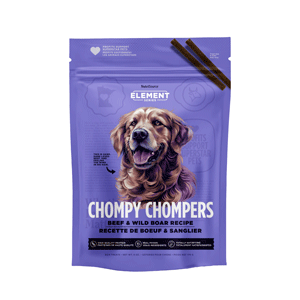 NutriSource Elements Beef & Wild Boar Chompy Chompers Dog Treats 6oz nutrisource, nutri source, Elements, beef, wild boar, chompy, chompers, Dog Treats