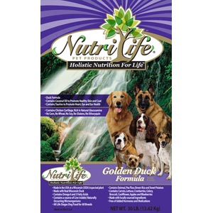 Nutri Life Golden Duck Dog Food