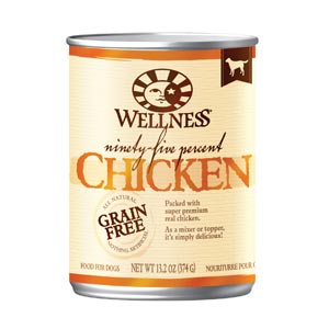 wellness 95 chicken dog food